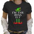 Im The Boss Elf Matching Family Christmas Women T-Shirt