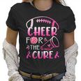 Breast Cancer Awareness Cheer For The Cure V3 Men Women T-Shirt Graphic Print Casual Unisex Tee Women T-Shirt