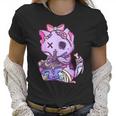 Cat Ramen Bowl Pastel Goth Nu Goth Anime Otaku Japanese V3 Men Women T-Shirt Graphic Print Casual Unisex Tee Women T-Shirt