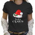 Christmas Lola Claus Matching Pinay Santa Hat Women T-Shirt