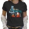 Classic Sixties Muscle Car Funny Dragster Hot Rod Cartoon Women T-Shirt