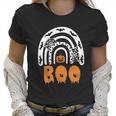 Cute Halloween Funny Halloween Day Halloween Ghost Rainbow Boo Rainbow Hal Women T-Shirt