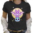 Cute Kawaii Pastel Goth Creepy Bat Skeleton - Vaporwave Men Women T-Shirt Graphic Print Casual Unisex Tee Women T-Shirt