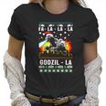 Fa La La La Godzilla Ugly Christmas Women T-Shirt