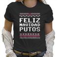 Feliz Navidad Mexican Ugly Christmas Funny Women T-Shirt