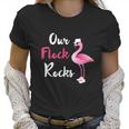 Our Flock Rocks Adorable Flamingo Cruise Christmas Vacation Gift Women T-Shirt