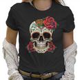 Floral Sugar Skull Day Of Dead Dia De Los Muertos Women Women T-Shirt