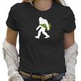 Funny Bigfoot Abominable Snowman Christmas Tree Gift Women T-Shirt