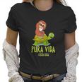 Funny Sloth Riding Turtle Pura Vida Costa Rica Women T-Shirt