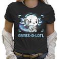 Gamesolotl Axolotl Video Gamer Kawaii Pastel Goth Anime Boys V2 Men Women T-Shirt Graphic Print Casual Unisex Tee Women T-Shirt