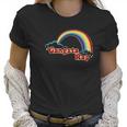 Gangsta Rap Retro Rainbow Funny Music Graphic Women T-Shirt