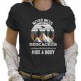 Geocaching Never Mess With Geocacher Men Women Women T-Shirt