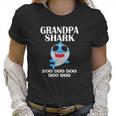 Grandpa Shark Doo Doo Fathers Day Grandpa Christmas Women T-Shirt