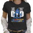 Jayhawks Dad A Son’S First Hero A Daughter’S First Love Shirtn Women T-Shirt