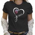 Liberty Flames Heart Jesus Apparel Women T-Shirt