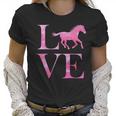 Love Horses Pink Logo Women T-Shirt