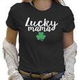 Lucky Mama St Patrick Day Mommy And Me Scoop Neck Women T-Shirt