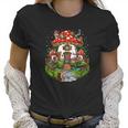 Magic Mushrooms House Forest Fungi Hippie Shrooms Fantasy Women T-Shirt