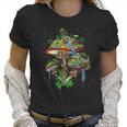 Magic Mushrooms Island Psychedelic Fungi Fantasy Hippie Women T-Shirt