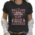 Merry Christmas Shitter Was Full Shitter Funny Retro Classic Xmas Women T-Shirt