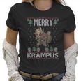 Merry Krampus Funny Ugly Christmas Gift Women T-Shirt