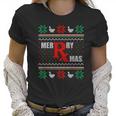 Merry Xmas Pharmacist Ugly Christmas Sweater Pharmacy Tech Sweater Women T-Shirt