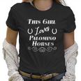 Palomino Horse Lover Equestrian Gift Women T-Shirt