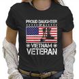 Proud Daughter Of Vietnam Veteran Us Flag Veteran Boots Graphic Design Printed Casual Daily Basic Women T-Shirt