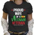 Proud Wife Vietnam Veteran Gift Veterans Day War Gift Graphic Design Printed Casual Daily Basic Women T-Shirt