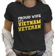 Proud Wife Of A Vietnam Veteran Us Army Veteran Day Graphic Design Printed Casual Daily Basic Women T-Shirt