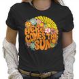 Retro Here Comes The Sun Floral Summer Family Vavation 2022 Women T-Shirt