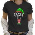 The Sassy Elf Family Matching Group Christmas Gift Funny Women T-Shirt