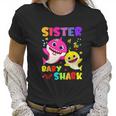 Sister Of The Baby Shark Birthday Sister Shark Women T-Shirt