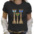 Smiling Giraffes Wearing Sunglasses Women T-Shirt