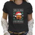 Snoop Dogg Weed Twas The Nizzle Before Christmizzle Ugly Christmas Sweater Women T-Shirt