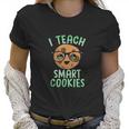 Teacher I Teach Smart Cookies Cute Emoji Glasses Women T-Shirt