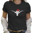 Texas Longhorn Christmas Distressed Shir Women T-Shirt