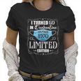 I Turned 50 In Vintage 1970 50Th Birthday Social Distancing L Women T-Shirt