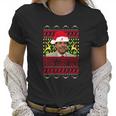 Ugly Nick Saban Merry Christmas From Saint Nick Women T-Shirt