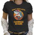 Vintage Dont Mess With Grandma Shark Gammie Gifts Women T-Shirt