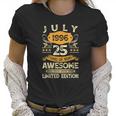 Vintage July 1996 25Th Birthday 25 Years Old Men Women Women T-Shirt