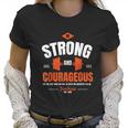 Weight Lifting Joshua 1 9 Christian Design Women T-Shirt