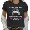 Her Wine And Her Jeep Women T-Shirt