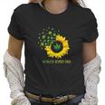 Worlds Dopest Dad Sunflower Weed Cannabis Funny Women T-Shirt