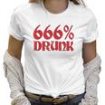 666 Drunk Satanism Women T-Shirt