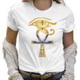 Ancient Egypt God Eye Of Horus Ankh Egyptian Symbol Women T-Shirt