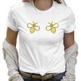 Boo Bees Funny Bug Breasts Innuendo Boobies Graphic Women T-Shirt