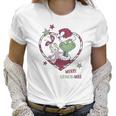 Christmas Grinchmas Heart Graphic Women T-Shirt