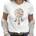 Colorful Dreamcatcher Feathers Tribal Native American Indian Women T-Shirt