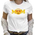 Emoji Mothers Day For Women Mom Heart Eyes Emoji Love Women T-Shirt